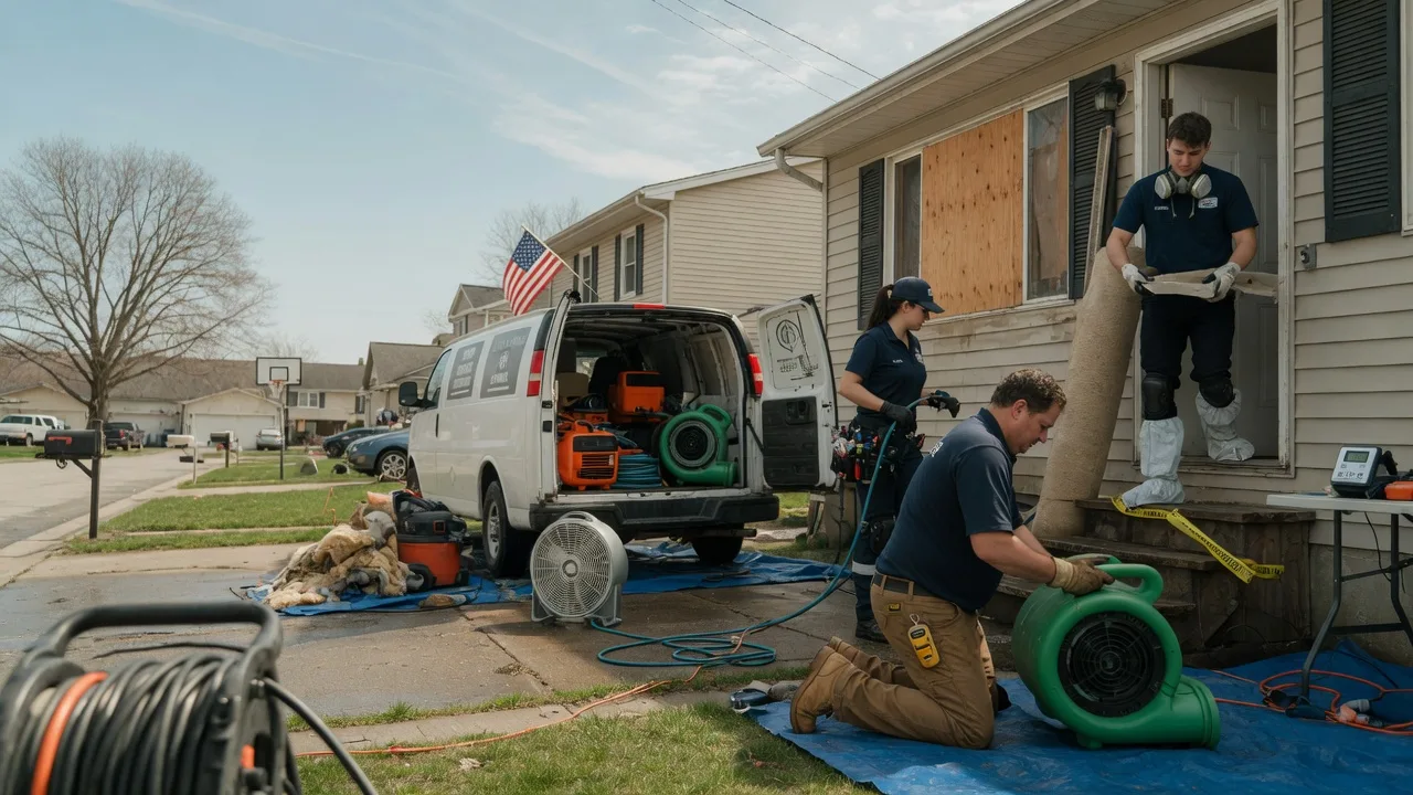 Water Damage Restoration in Browning, IL near me